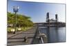 Oregon, Portland. Waterfront Park Along the Willamette River-Brent Bergherm-Mounted Photographic Print