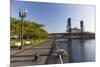 Oregon, Portland. Waterfront Park Along the Willamette River-Brent Bergherm-Mounted Photographic Print