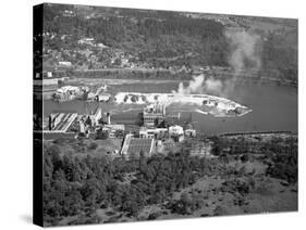 Oregon Pulp Mill-R.C. Wilson-Stretched Canvas