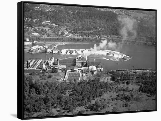 Oregon Pulp Mill-R.C. Wilson-Framed Stretched Canvas