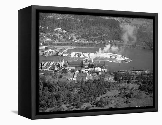 Oregon Pulp Mill-R.C. Wilson-Framed Stretched Canvas