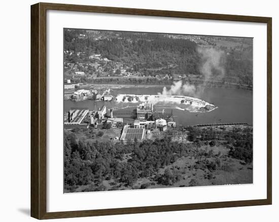 Oregon Pulp Mill-R.C. Wilson-Framed Photographic Print