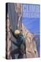 Oregon, Rock Climber-Lantern Press-Stretched Canvas