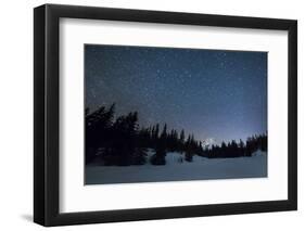 Oregon's Mt Hood, as Seen from Nearby Mirror Lake-Ben Coffman-Framed Photographic Print