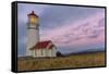 Oregon's Oldest Lighthouse at Cape Blanco State Park, Oregon Usa-Chuck Haney-Framed Stretched Canvas