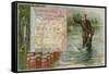 Oregon - Salmon Fisheries-null-Framed Stretched Canvas