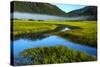 Oregon, Sparks Lake. Misty Landscape-Jaynes Gallery-Stretched Canvas