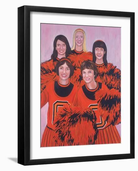 Oregon State Cheerleaders, 2002-Joe Heaps Nelson-Framed Giclee Print