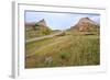 Oregon Trail Leaves Nebraska Passes Scotts Bluff Towards Mitchell Pass-Richard Wright-Framed Photographic Print