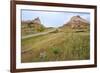 Oregon Trail Leaves Nebraska Passes Scotts Bluff Towards Mitchell Pass-Richard Wright-Framed Photographic Print