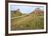 Oregon Trail Leaves Nebraska Passes Scotts Bluff Towards Mitchell Pass-Richard Wright-Framed Photographic Print