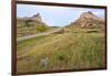 Oregon Trail Leaves Nebraska Passes Scotts Bluff Towards Mitchell Pass-Richard Wright-Framed Photographic Print