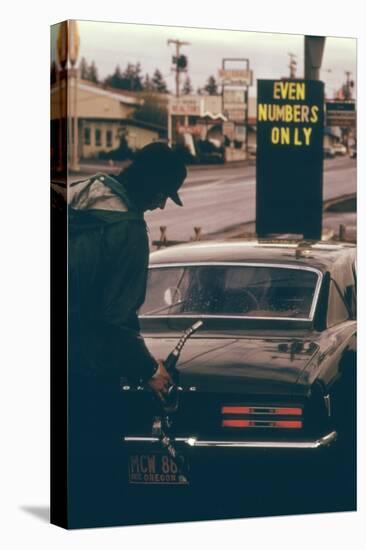 Oregon Used Odd and Even License Plate Numbers to Ration Gas in 1970s-null-Stretched Canvas