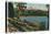 Oregon - View of Diamond Lake and Mount Thielsen, c.1940-Lantern Press-Stretched Canvas