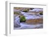 Oregon, Willamette NF. Mckenzie River Flowing over Moss-Covered Rocks-Steve Terrill-Framed Photographic Print