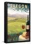 Oregon Wine Country, C.2009-null-Framed Poster