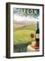 Oregon Wine Country, c.2009-Lantern Press-Framed Art Print