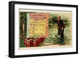 Oregon-Arbuckle Brothers-Framed Art Print