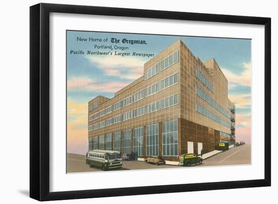 Oregonian Newspaper Building, Portland-null-Framed Art Print