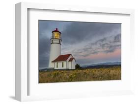 Oregons Oldest Lighthouse at Cape Blanco State Park, Oregon USA-Chuck Haney-Framed Photographic Print