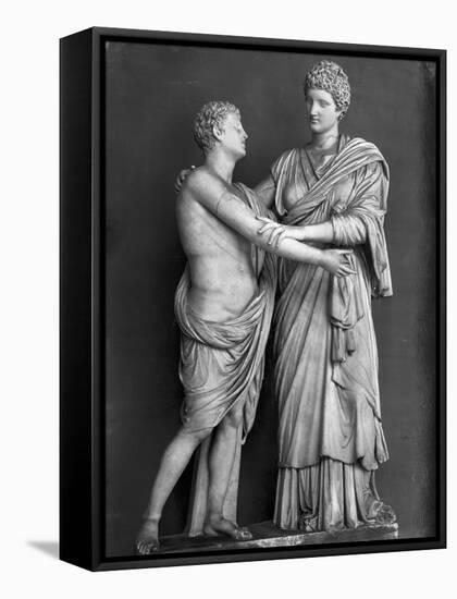 Orestes and Electra-null-Framed Stretched Canvas