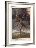 Orestes and Eumenides-Arthur Rackham-Framed Art Print