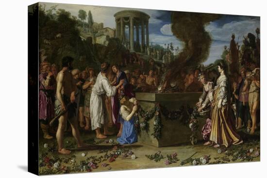 Orestes and Pylades Disputing at the Altar, 1614-Pieter Lastman-Stretched Canvas