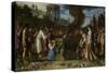 Orestes and Pylades Disputing at the Altar-Pieter Lastman-Stretched Canvas