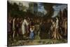 Orestes and Pylades Disputing at the Altar-Pieter Lastman-Stretched Canvas