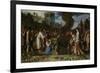 Orestes and Pylades Disputing at the Altar-Pieter Lastman-Framed Premium Giclee Print