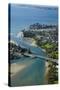 Orewa, Orewa River, and Red Beach, Hibiscus Coast, North Auckland, North Island, New Zealand-David Wall-Stretched Canvas