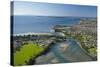 Orewa, Orewa River, and Red Beach, Hibiscus Coast, North Auckland, North Island, New Zealand-David Wall-Stretched Canvas