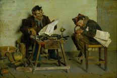 A Political Cobbler, 1873-Orfeo Orfei-Stretched Canvas
