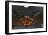 Organ and Chandelier, Lutheran Cathedral, Helsinki, Finland, 2011-Sheldon Marshall-Framed Photographic Print