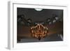 Organ and Chandelier, Lutheran Cathedral, Helsinki, Finland, 2011-Sheldon Marshall-Framed Photographic Print