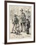 Organ Grinder 1886-null-Framed Art Print