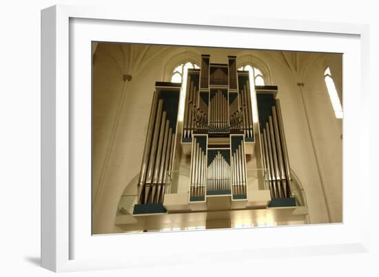 Organ in Lubeck Cathedral (12th Century)-null-Framed Photographic Print