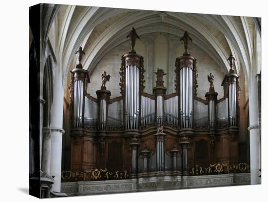 Organ in St. Andrew's Cathedral, Bordeaux, Gironde, Aquitaine, France, Europe-Godong-Stretched Canvas