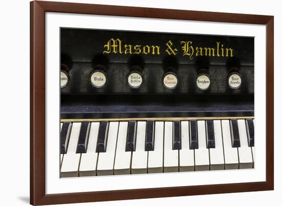 Organ Keys II-Kathy Mahan-Framed Photographic Print