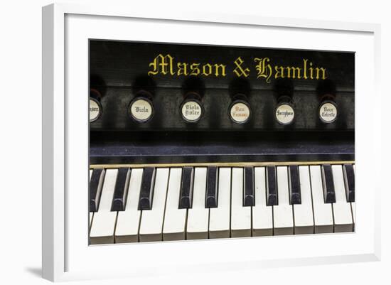 Organ Keys II-Kathy Mahan-Framed Photographic Print