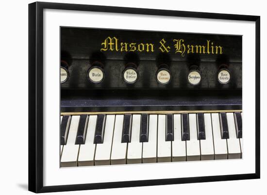 Organ Keys II-Kathy Mahan-Framed Photographic Print