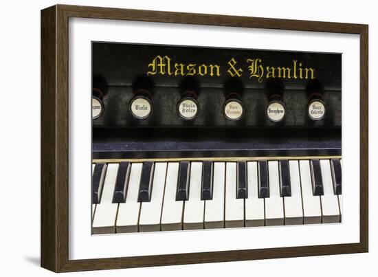 Organ Keys II-Kathy Mahan-Framed Photographic Print