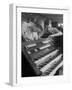 Organ Maker Students Michael Onuschko and Robert Morrow Working on Keyboard at Allen Organ Company-Nina Leen-Framed Photographic Print