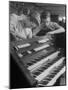 Organ Maker Students Michael Onuschko and Robert Morrow Working on Keyboard at Allen Organ Company-Nina Leen-Mounted Photographic Print