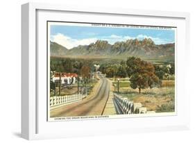 Organ Mountains, Las Cruces, New Mexico-null-Framed Art Print