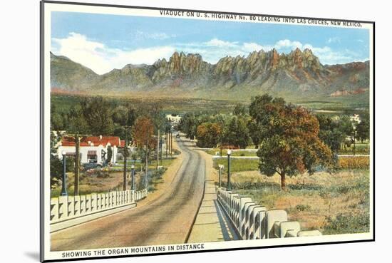 Organ Mountains, Las Cruces, New Mexico-null-Mounted Art Print