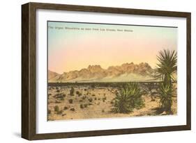 Organ Mountains, Las Cruces, New Mexico-null-Framed Art Print