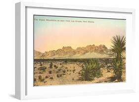 Organ Mountains, Las Cruces, New Mexico-null-Framed Art Print