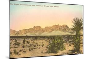 Organ Mountains, Las Cruces, New Mexico-null-Mounted Art Print