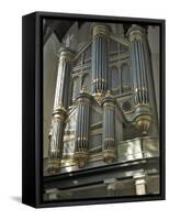 Organ, Oude Kirk (Old Church), Delft, Holland (The Netherlands)-Gary Cook-Framed Stretched Canvas